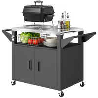 Outdoor Grill Carts