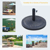31 lbs Resin Round Market Umbrella Base Holder 19