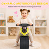 Qaba Balance Bike with Music and Wide Tires Baby Balance Bike for Toddlers 1-3 Years Green