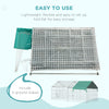 Pet Playpen with Roof, Metal Guinea Pig Cage, Rabbit Pen, Chicken Coop Run, Catio Cat Enclosure with Cover, Doors, Indoor Outdoor for Small Animals, 87