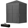 5 x 5 ft Compact Pop Up Canopy Tent, UPF 50+ Changing Room, Portable Instant Privacy Canopy with Mesh Window, Dark Grey