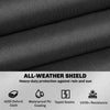 V-Shaped Patio Furniture Cover, Waterproof Outdoor V-Shaped Sectional Sofa Cover with Air Vent, 105