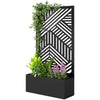 Metal Planter Box with Trellis, 44.5