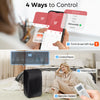 14000 BTU 5-in-1 Portable Air Conditioner with Cool, Heat, Dehumidifier, Fan, Sleep, WiFi Voice Control