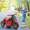 Qaba Electric Motorcycle for Kids, 6V Ride on Bubble Car with LED Headlight, Music, Pedal, for 2-5 Years Green