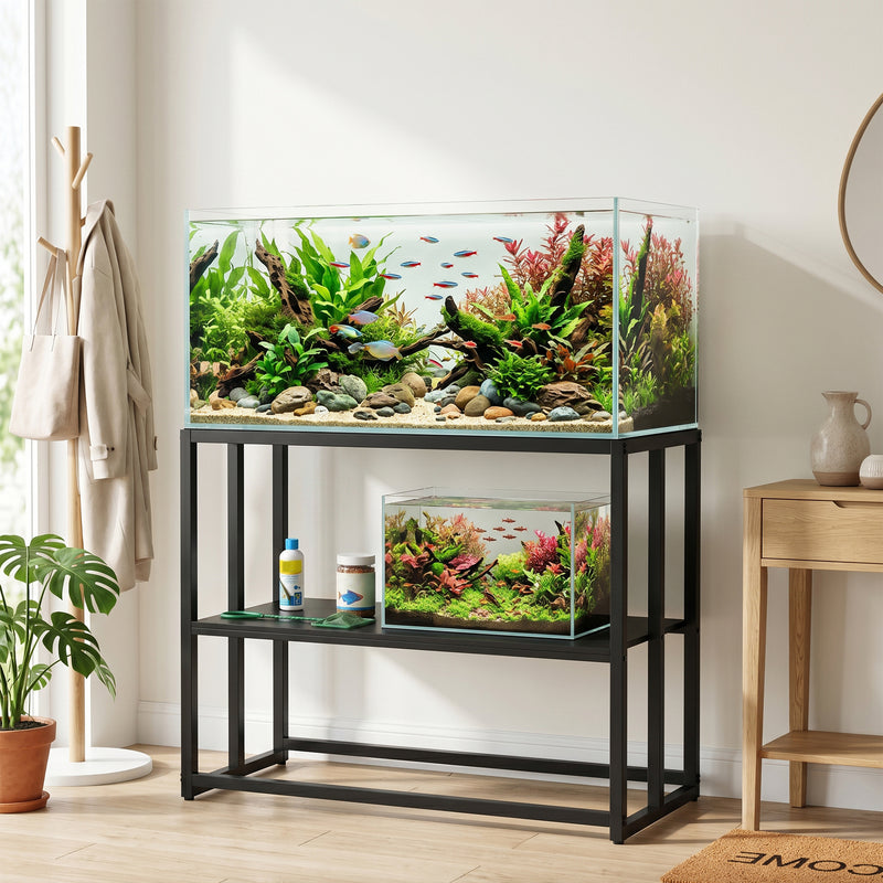 40 Gallon Fish Tank Stand, Heavy Duty Aquarium Stand with Storage Shelf, Adjustable Feet, 36.6