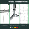 Soozier 10ft x 6.5ft Soccer Goal, Soccer Net for Backyard with Ground Stakes, Quick and Simple Set Up