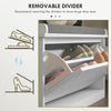 Shoe Storage with Seat, Upholstered Hallway Bench, Shoe Bench with Flip Drawer, Adjustable Shelf for 4-6 Pairs of Shoes