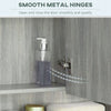 Wall Mounted Bathroom Medicine Cabinet with Mirror and Adjustable Shelves, Grey