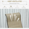 Patio Glider with Breathable Mesh Fabric, Outdoor Glider Chair, Garden Rocking Gliding Seat for Patio, Yard, Porch, Sand