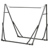 Portable Hammock Stand, 2-in-1 Hammock Net Stand and Hanging Space, Patio, Garden, Yard, Black