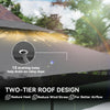 10' x 13' Double Roof Patio Gazebo, Outdoor Gazebo with Curtains, for Garden, Lawn, Backyard and Deck, Grey