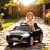 Qaba 12V Battery Powered Kids Electric Car, Audi Q8 etron Sportback Licensed Ride on Car w/ Remote Control, Black