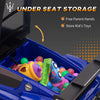 Qaba 6V Maserati GT2 Licensed Electric Car for Kids, Ride on Car with Under Seat Storage, LED Headlights Music, Blue