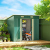 7'x 4' Metal Patio Storage Shed Garden Lockable Shed Tool Utility Storage Unit