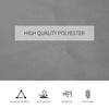 Gazebo Curtains, 10' x 12' Universal Replacement Privacy Curtain, 4-Panels Sidewall with Hooks/C-Rings, Dark Grey