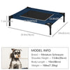 Elevated Dog Bed, Raised Dog Cot for M Sized Dogs, Indoor & Outdoor, 30
