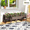 Raised Garden Bed with Legs, Self Watering Elevated Planter Boxes with Drainage Holes, 63