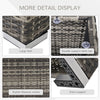 Rattan Garden Coffee Table, 25.6