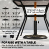 20 lbs Resin Round Patio Umbrella Base 18