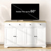 Modern Sideboard, Buffet Cabinet with Storage Drawers, Adjustable Shelves for Living Room, Dining Room, Entryway