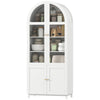 Arched Kitchen Pantry Cabinet, 71