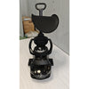 Qaba 3 in 1 Toddler Push Car Licensed Mercedes-Benz with Push Handle, Canopy, Guardrails, Horn, Music for 18-36 Months, Black