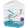 Large Hamster Cage, 5-Tier Small Animal House and Habitats for Gerbil Mice, Light Blue