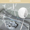 Portable Dishwasher, Counter Dishwasher with 4 Place Settings, 5 Washing Programs, Air-Dry Function, 6L Water Tank