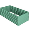 Galvanized Raised Garden Bed, Steel Outdoor Planters with Reinforced Rods, 71