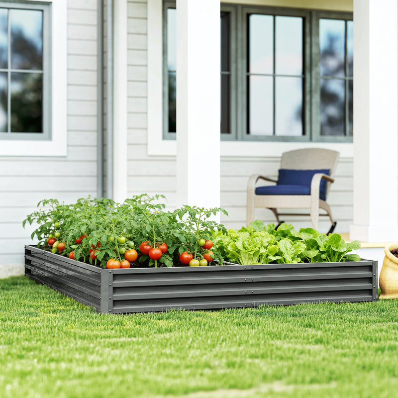 L-Shaped Raised Garden Bed, 82