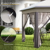 13' x 13' Pop Up Canopy Tent with Netting and Carry Bag, Instant Sun Shelter