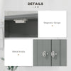 Bathroom Wall Cabinet with 2 Drawers, Modern Medicine Cabinet with 2 Doors and Open Shelf, Over the Toilet Storage Organizer for Living Room, Kitchen，20