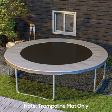 Soozier Trampoline Mat Replacement with Spring Pull Tool and 72 V-Hooks, Fits 12ft Trampoline, Using 5.5