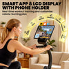Soozier Recumbent Exercise Bike for Home, Stationary Bike with Bluetooth, App Connectivity, Quiet 8-Level Magnetic Resistance