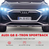 Qaba 12V Battery Powered Kids Electric Car, Audi Q8 etron Sportback Licensed Ride on Car w/ Remote Control, Black