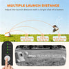 Automatic Dog Ball Launcher, Automatic Ball Launcher with 3 ETPU Balls, 26-79ft, for Medium and Large Dogs, Orange