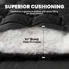 Sleeping Mat, Camping Mat Pad with Elastic Straps, Black