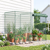 6.5 x 3.3ft Crop Cage, Garden Plant Protector with Single Zippered Door, Storage Bag and Ground Stakes, Green