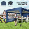10 x 20 ft Pop Up Canopy Tent with Reflective Strips, UPF 50+ Easy up Instant Canopy with 6 Sandbags