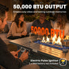 Propane Gas Fire Pit Table, Outdoor Firepit with 43