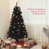 6ft Artificial Christmas Trees with Auto Open and Steel Base