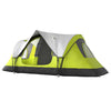 Camping Tent for 6-8 Man with 2000mm Waterproof Rainfly and Carry Bag for Fishing Hiking Festival, Green