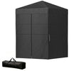 5 x 5 ft Compact Pop Up Canopy Tent, UPF 50+ Changing Room, Portable Instant Privacy Canopy with Mesh Window, Black