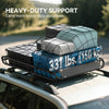 Soozier Roof Rack Cargo Carrier Basket, 330LBS Heavy Duty Roof Basket, 46