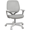Ergonomic Office Chair, Desk Chair with Lumbar Support, Flip-up Armrest, Diamond Fabric Computer Chair for Office, Dark Grey