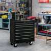 Rolling Tool Chest, 7-Drawer Lockable Tool Cabinet with 4 Wheels, Handle, Toolbox Storage Organizer for Garage, Workshop, Repair Shop