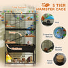 3 Tier Rolling Hamster Cage with 7