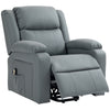 Lift Chair for Seniors, PU Leather Upholstered Electric Recliner Chair with Remote, Side Pockets, Quick Assembly