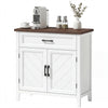 Modern Farmhouse Sideboard Buffet Cabinet with Adjustable Shelf, Storage & 2 Doors